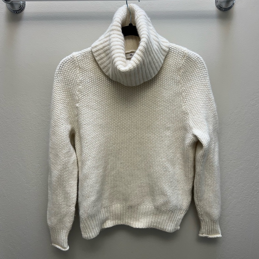 Cozy Cream Madewell Turtleneck Sweater XXS